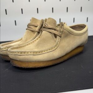 Clark Wallabee Original Suede Moc Toe Oxford